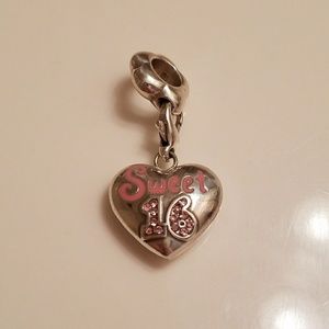 Brighton Sweet 16 Charm with Snap Bead